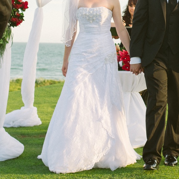 David's Bridal YP3344 Size 6 - Picture 4 of 5